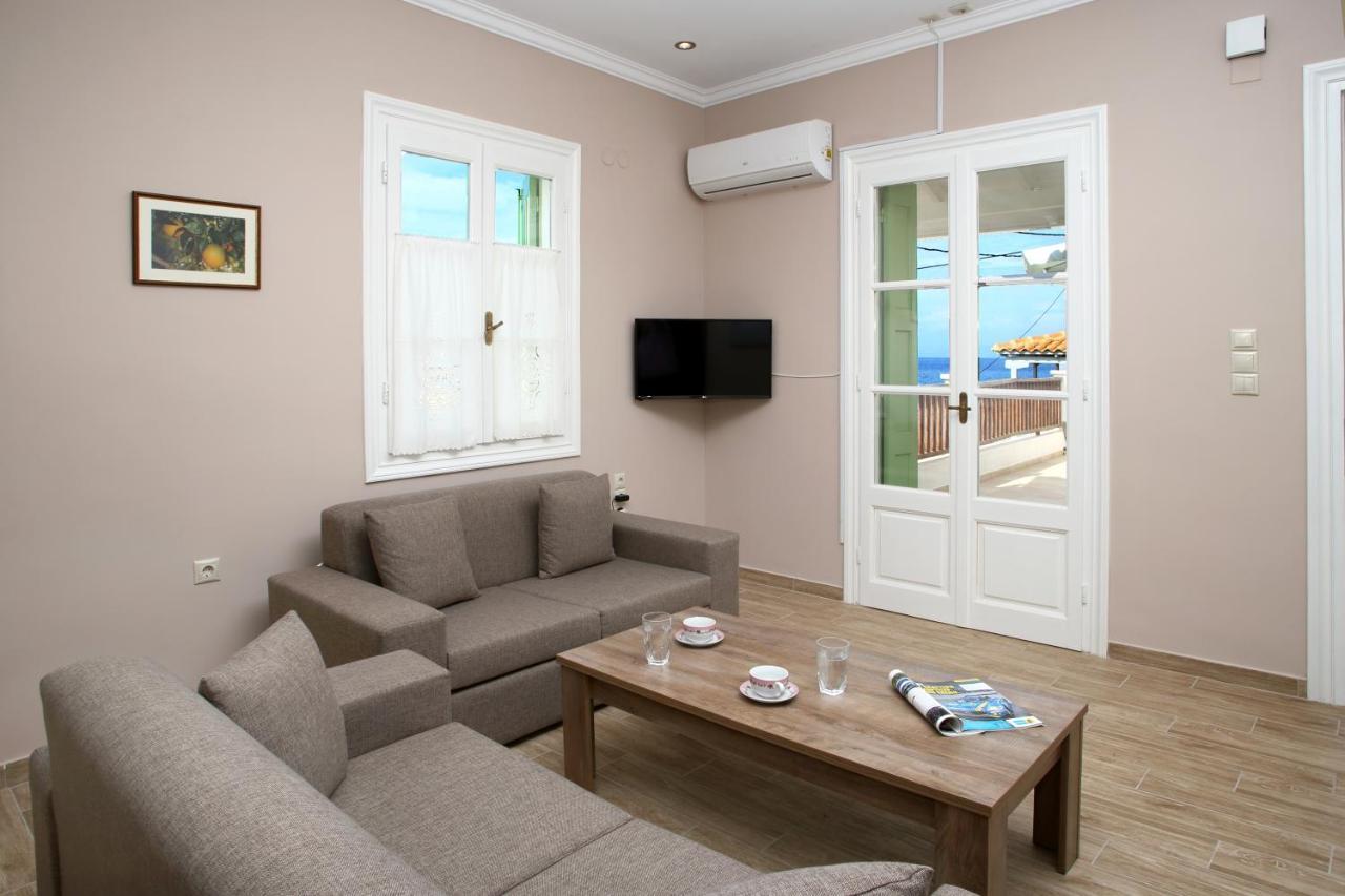 Ferienwohnung Lagadi Luxury Sea Side Áyios Nikítas Exterior foto