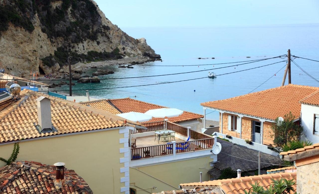 Ferienwohnung Lagadi Luxury Sea Side Áyios Nikítas Exterior foto